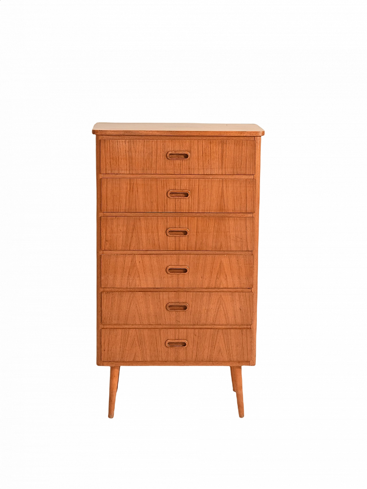 Scandinavian tall chest of drawers with 6 drawers, 1960s 1367323
