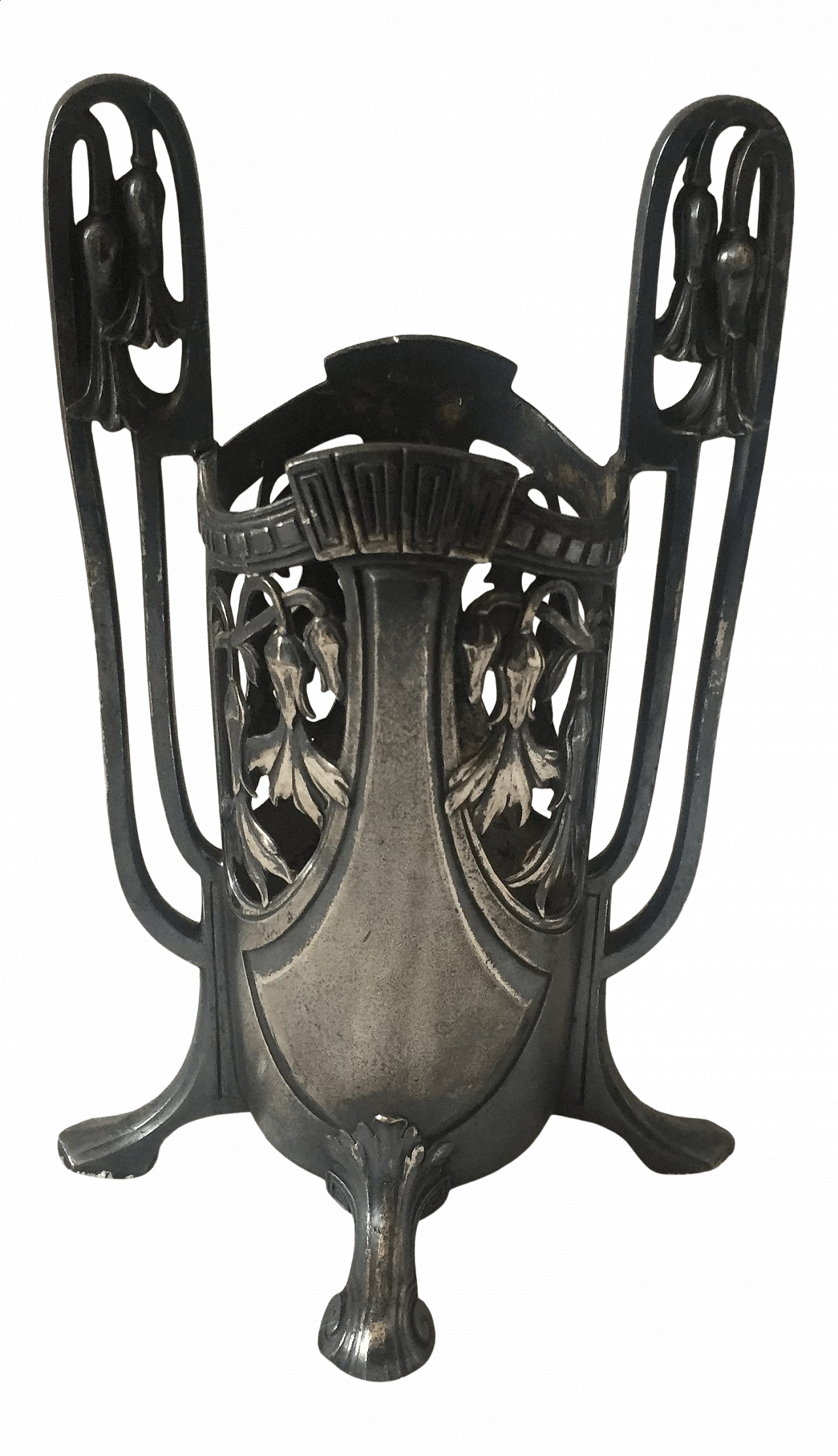 Portabicchieri in stile Art Nouveau in argento WMF, del '900 1367360