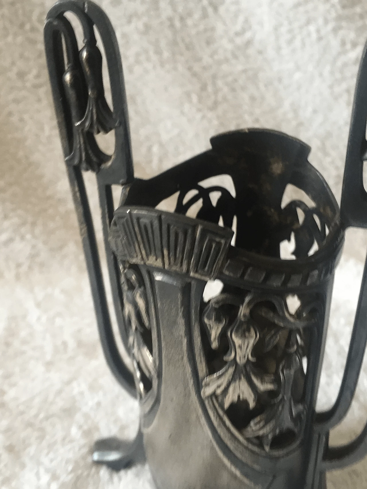 Portabicchieri in stile Art Nouveau in argento WMF, del '900 1367368