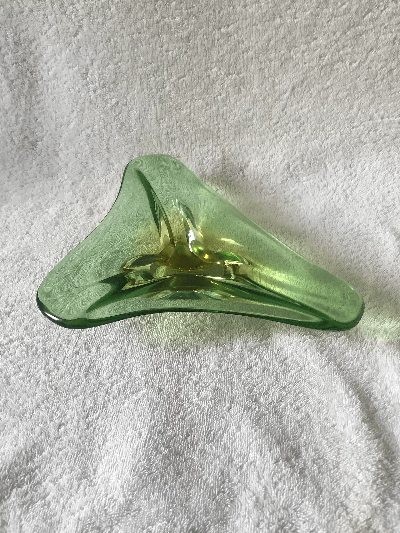 Seguso green Murano glass ashtray, 1970s 1367374
