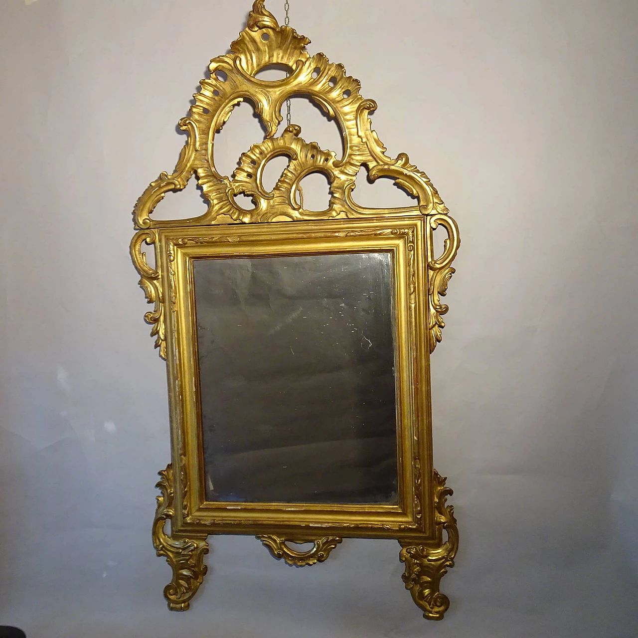 Gilded wooden mirror, 18th century 1367780