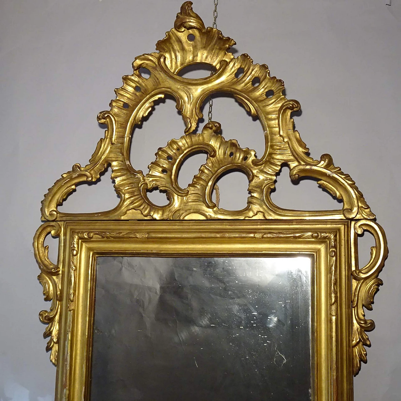 Gilded wooden mirror, 18th century 1367785