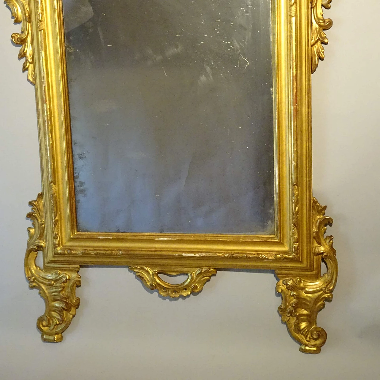 Gilded wooden mirror, 18th century 1367786