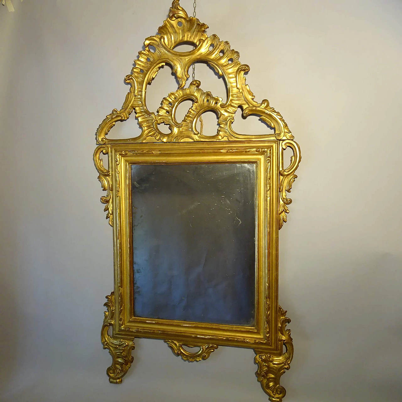 Gilded wooden mirror, 18th century 1367787