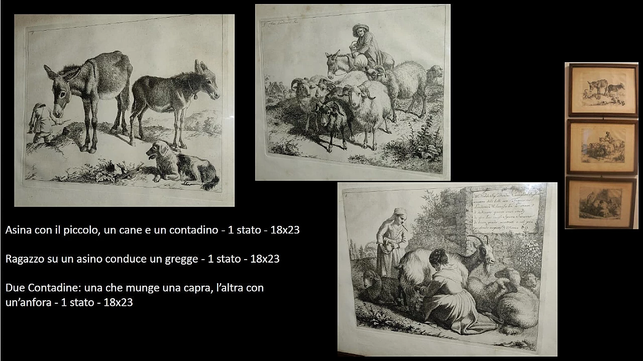 13 Etchings by Francesco Londonio, 18th century 1368267