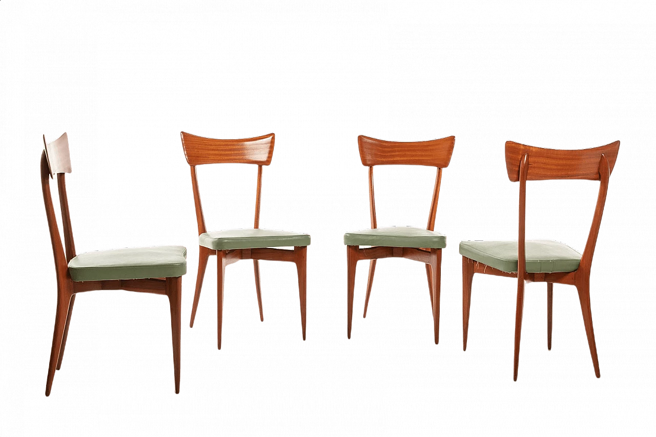 4 Chairs by Ico Parisi, 1950s 1368275