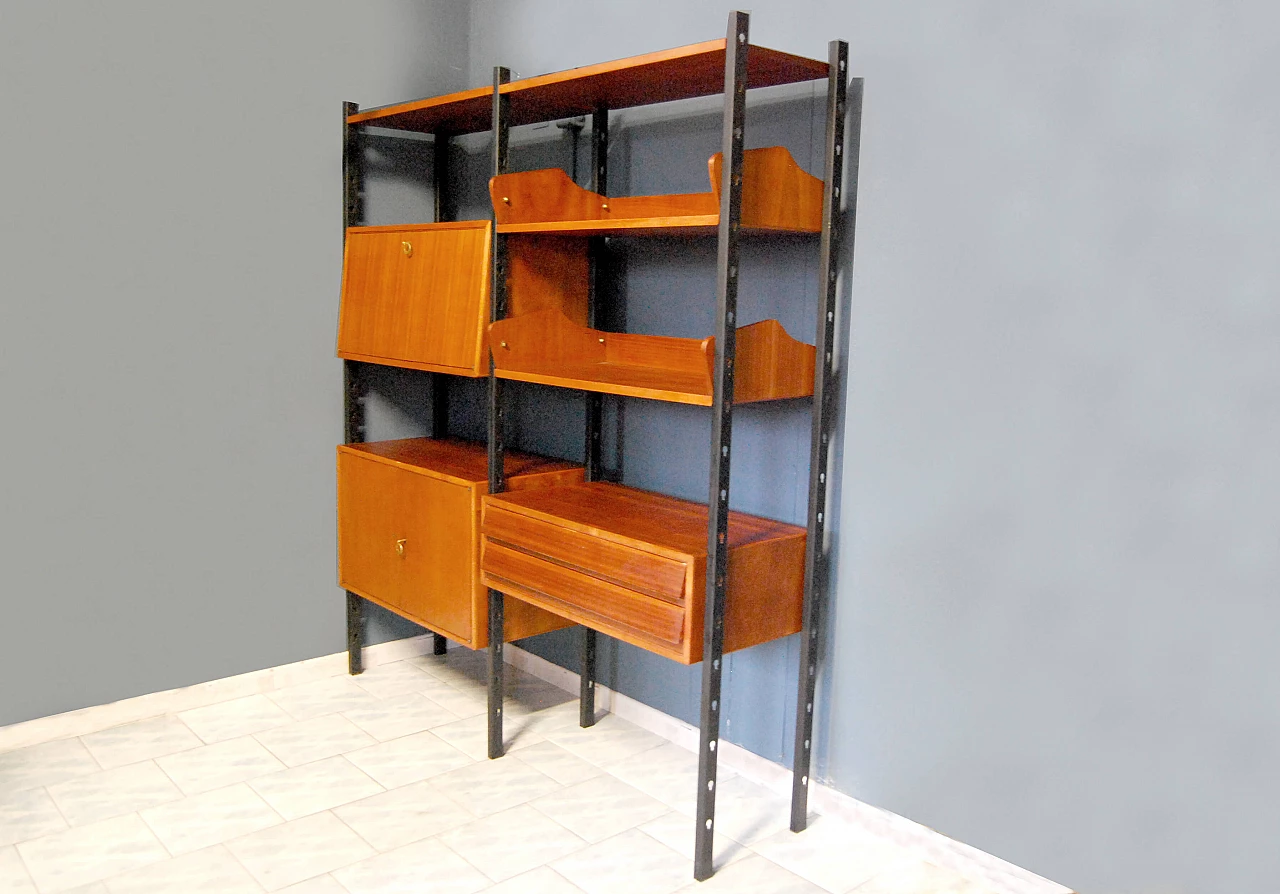 Nordic style teak bookcase, 60s 1368278