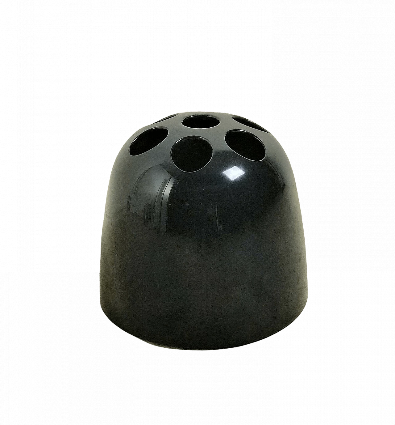 Dedalo black umbrella stand by Gismondi Schweinberger for Artemide, 1960s 1368639