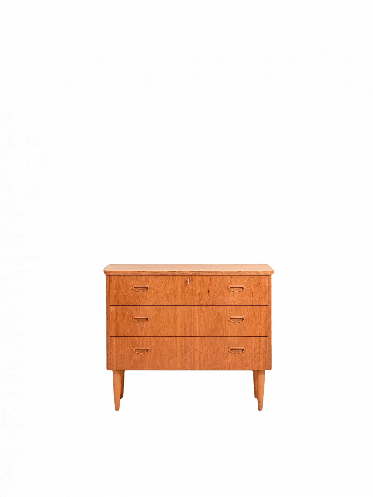 Scandinavian chest of drawers with lock, 1960s 1368788