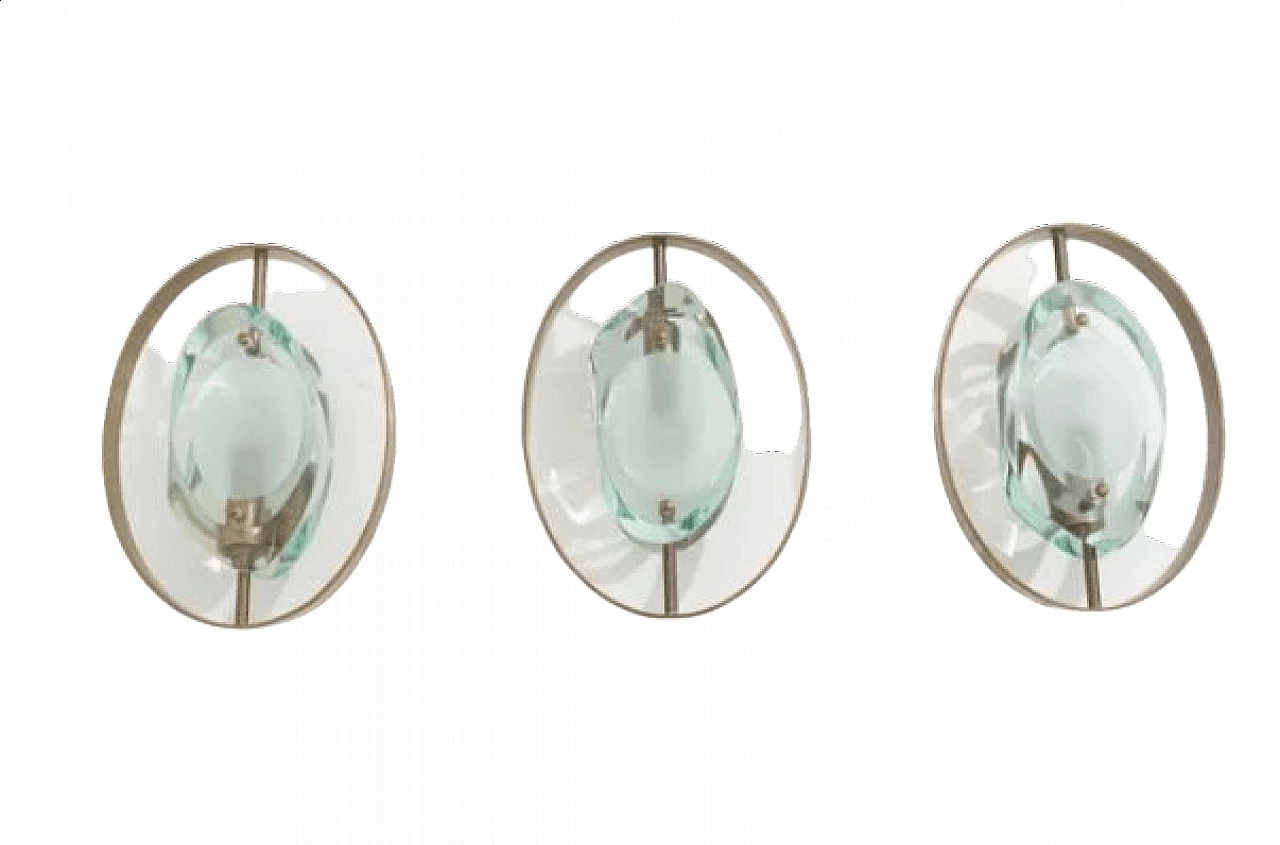 3 Applique 2240 di Max Ingrand per Fontana Arte, anni '60 1368838