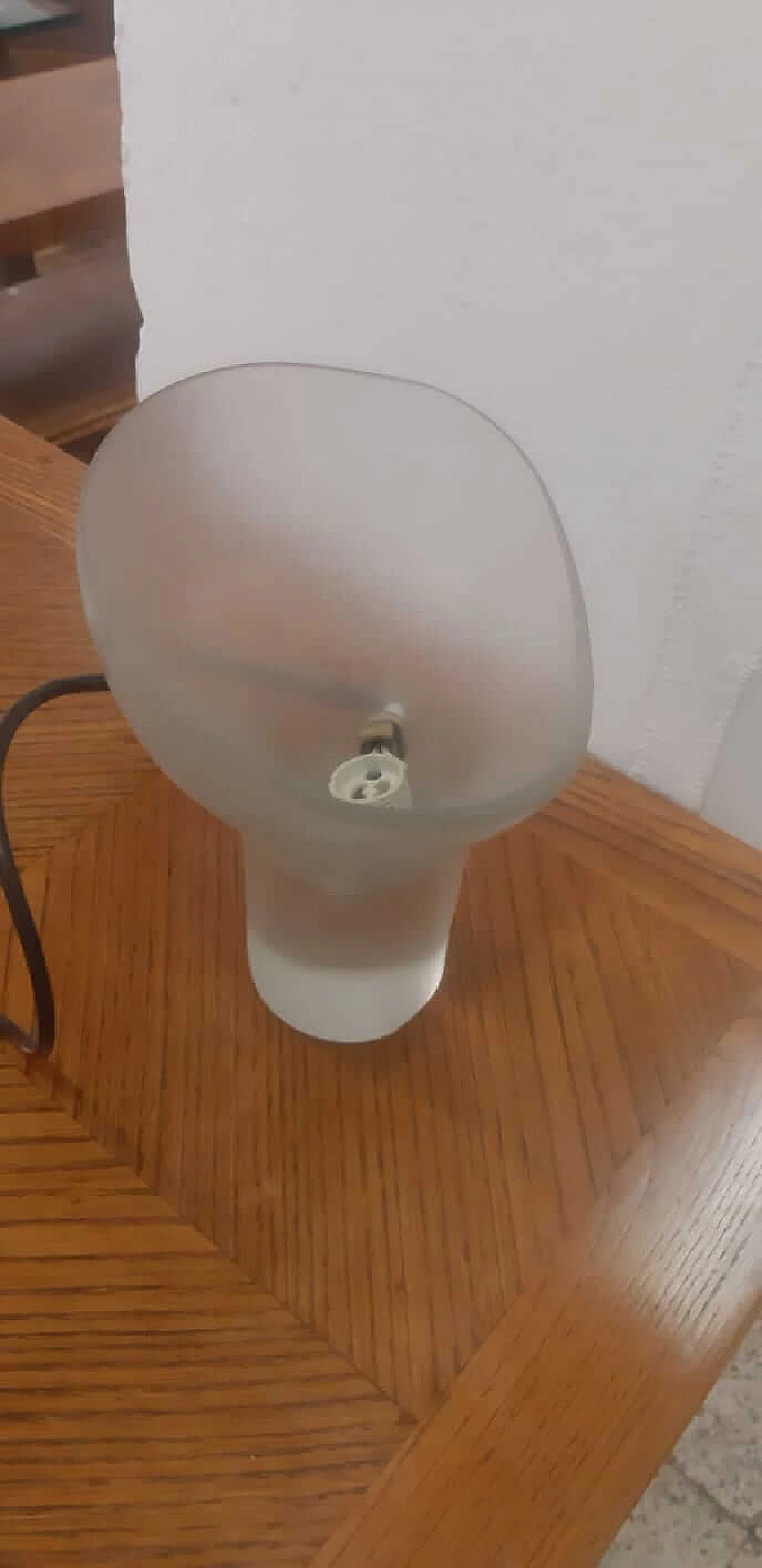 Lampada da tavolo in vetro di Tobia e Afra Scarpa per Venini, anni '70 1368842