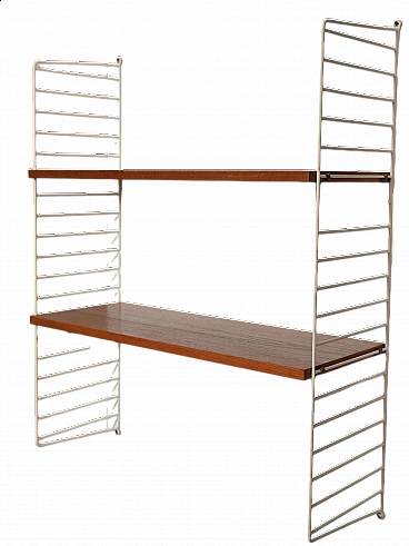 Hylla wall-mounted bookcase with two shelves, 1960s | intOndo