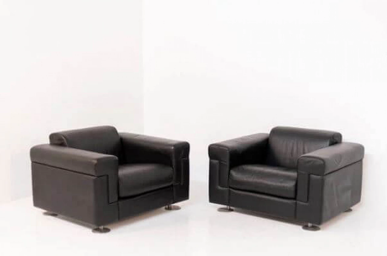 Pair of armchairs model D120 by Osvaldo Borsani for Tecno, 1960s 1368922