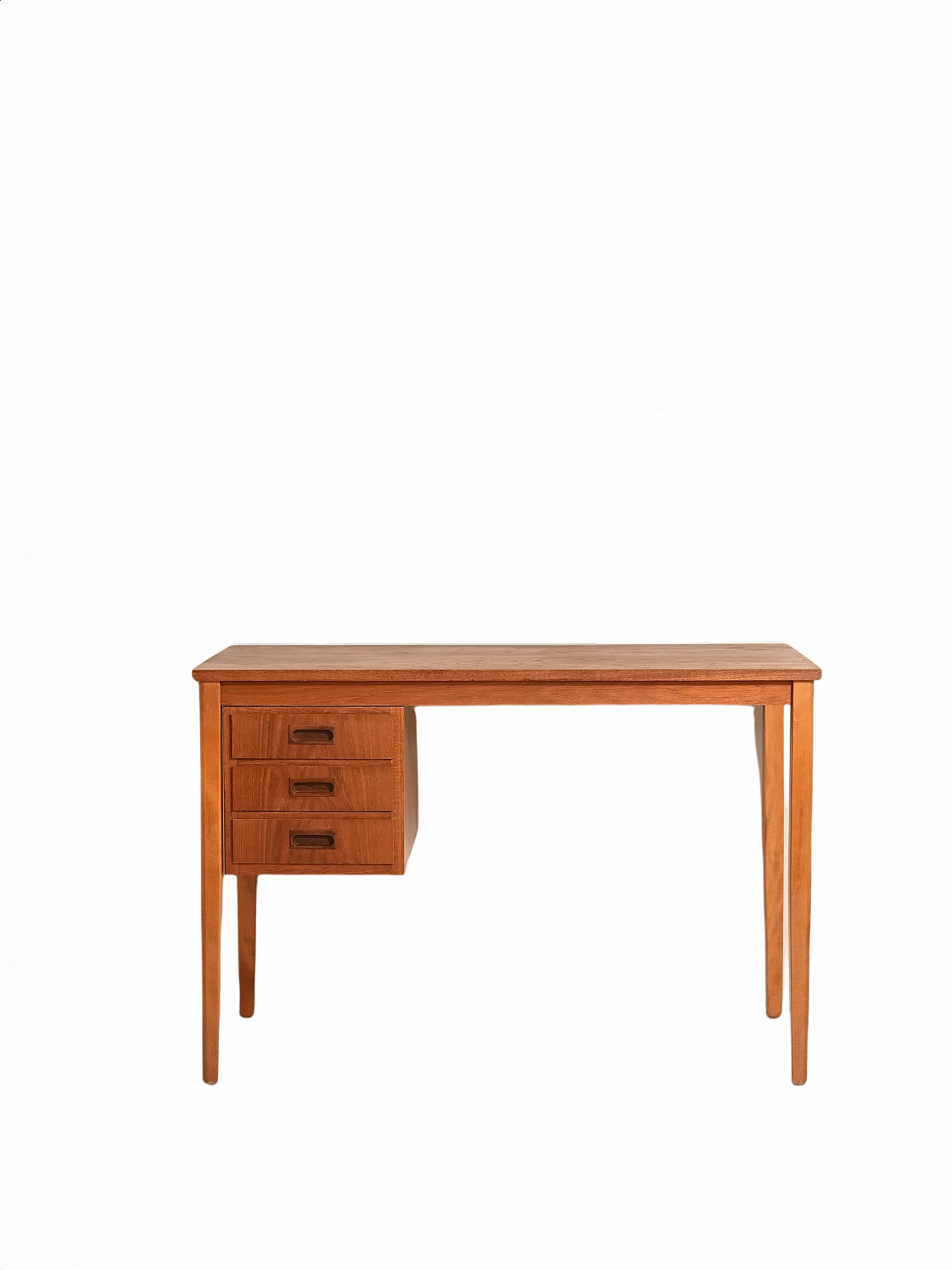 Danish teak desk with sliding drawers, 1950s 1368931