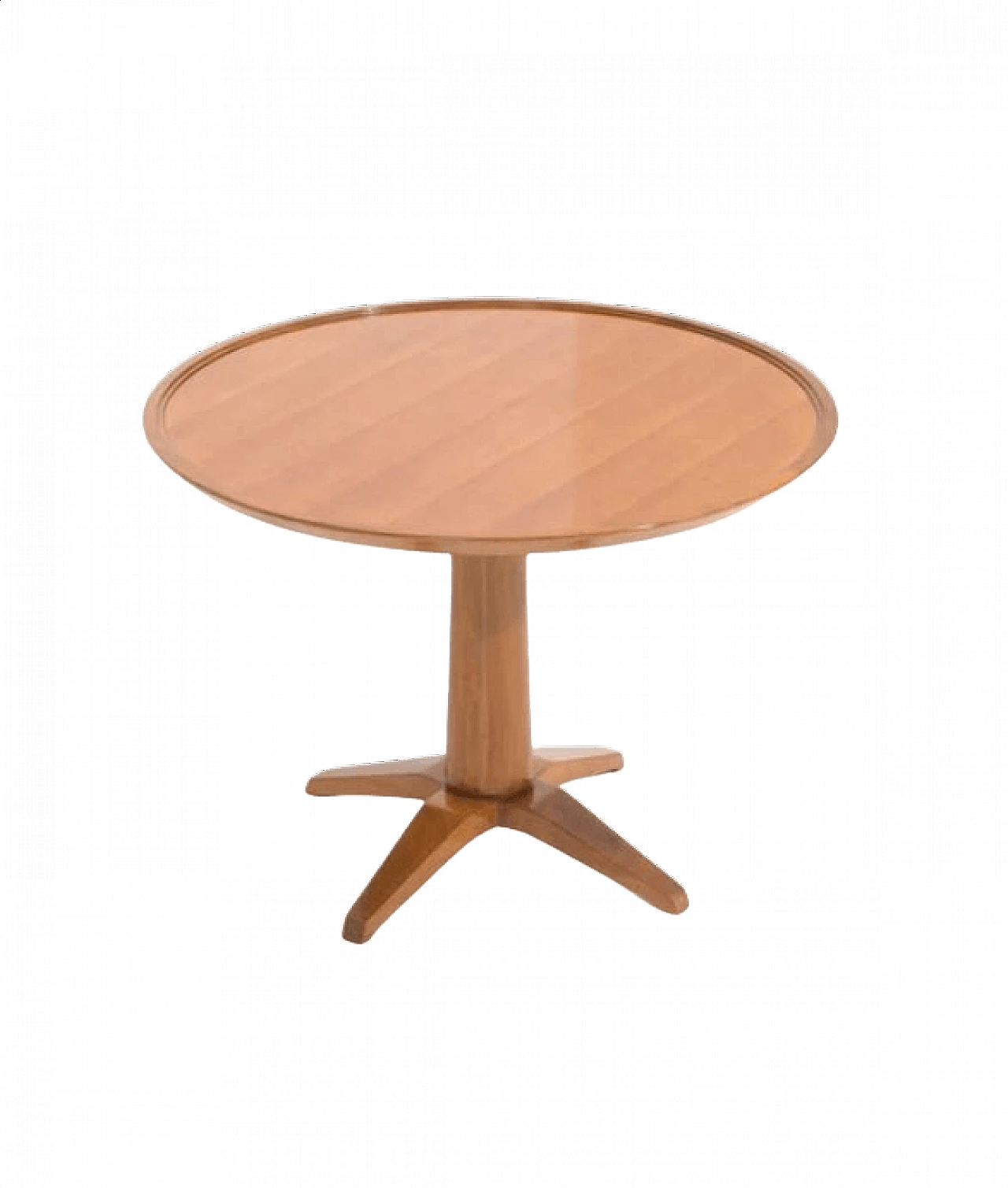 Round walnut coffee table by Franco Albini, 1950s 1368939