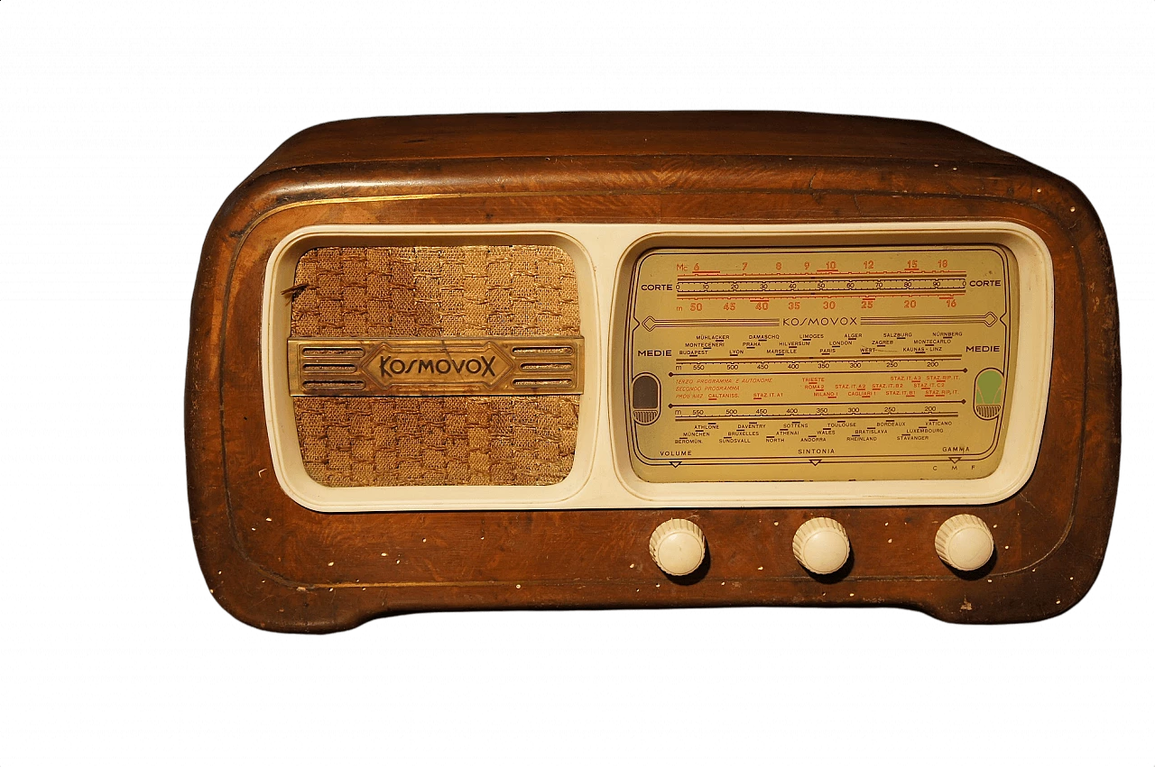 Kosmovox 275 wooden valve radio, 1950s 1368962