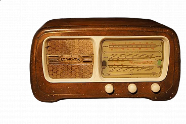 Radio Kosmovox 275 a valvole in legno, anni '50