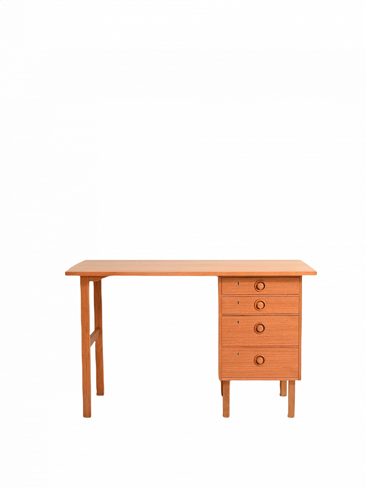 Scandinavian teak writing desk, 1950s 1369364