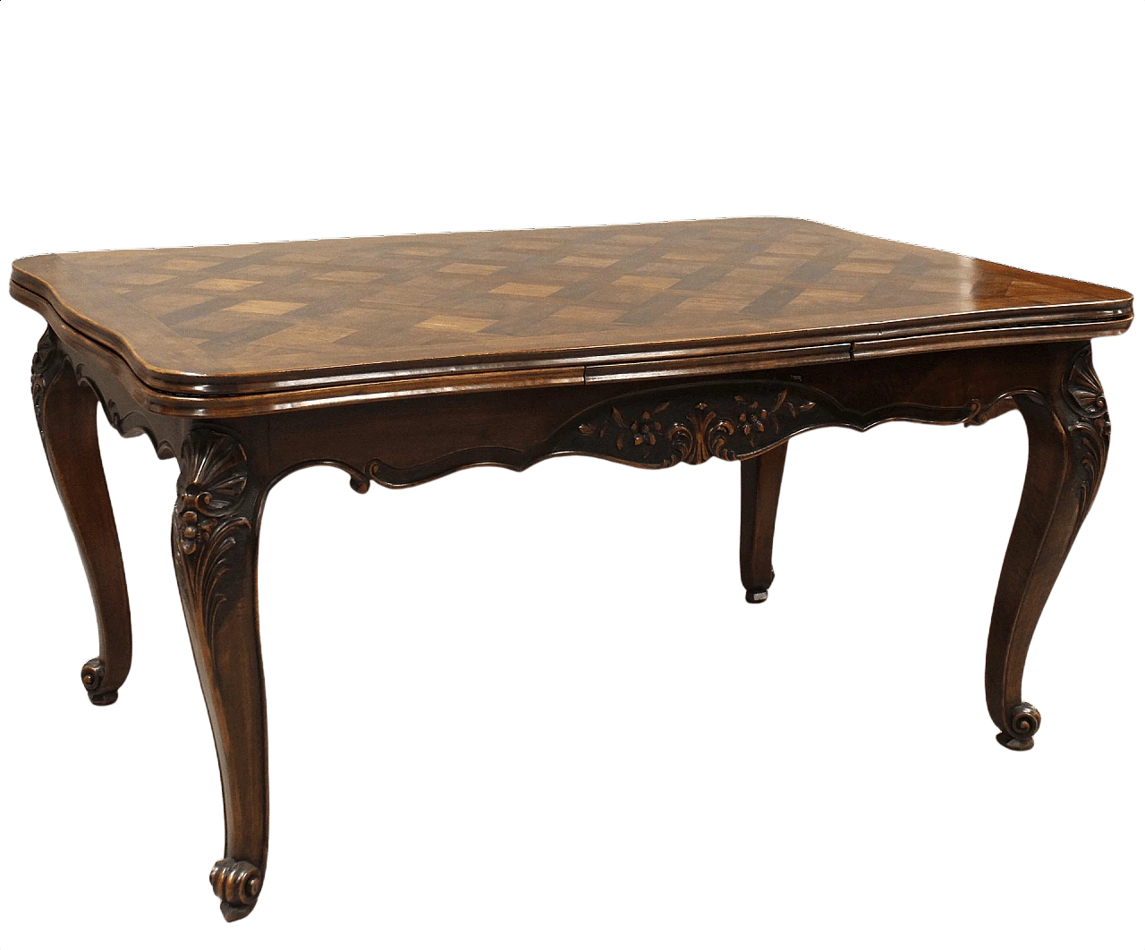 Tavolo allungabile in noce, inizio '900 1369384