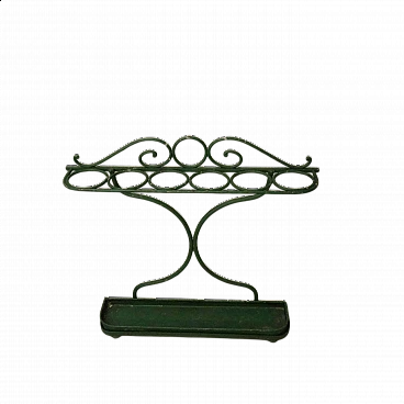 Wrought iron umbrella stand, 1950s