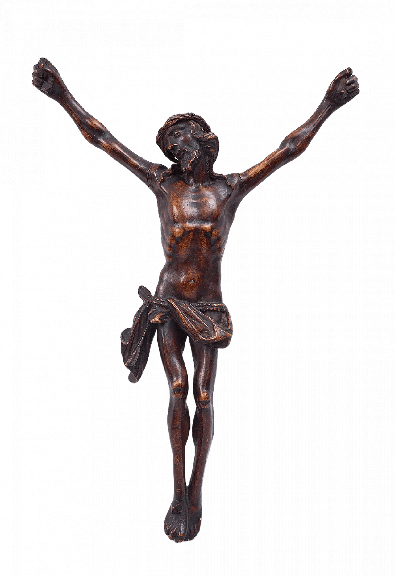 Milanese wooden sculpture depicting Christ Crucified, 18th century 1370376