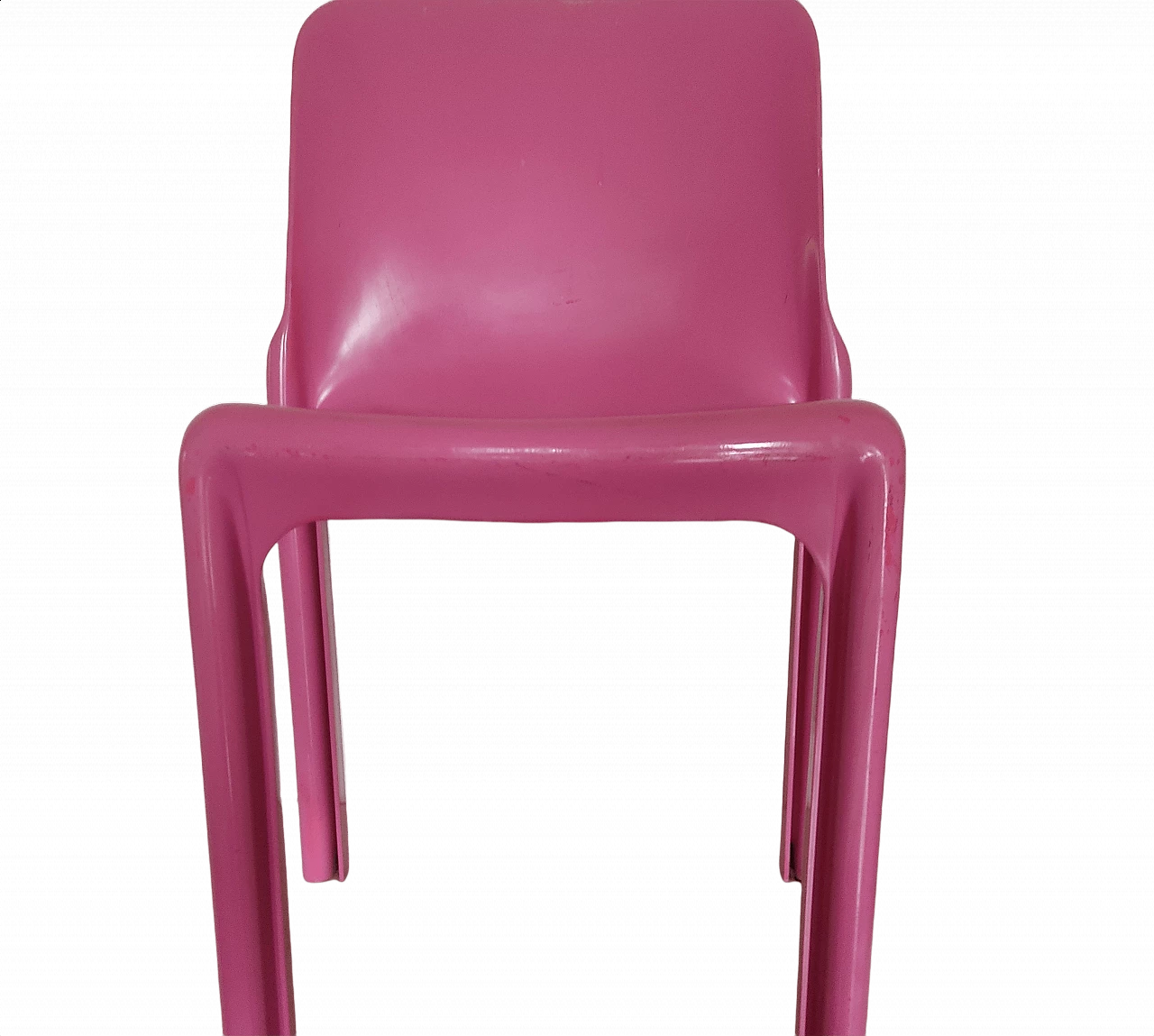 Selene pink chair by Vico Magistretti for Artemide, 1984 1370781