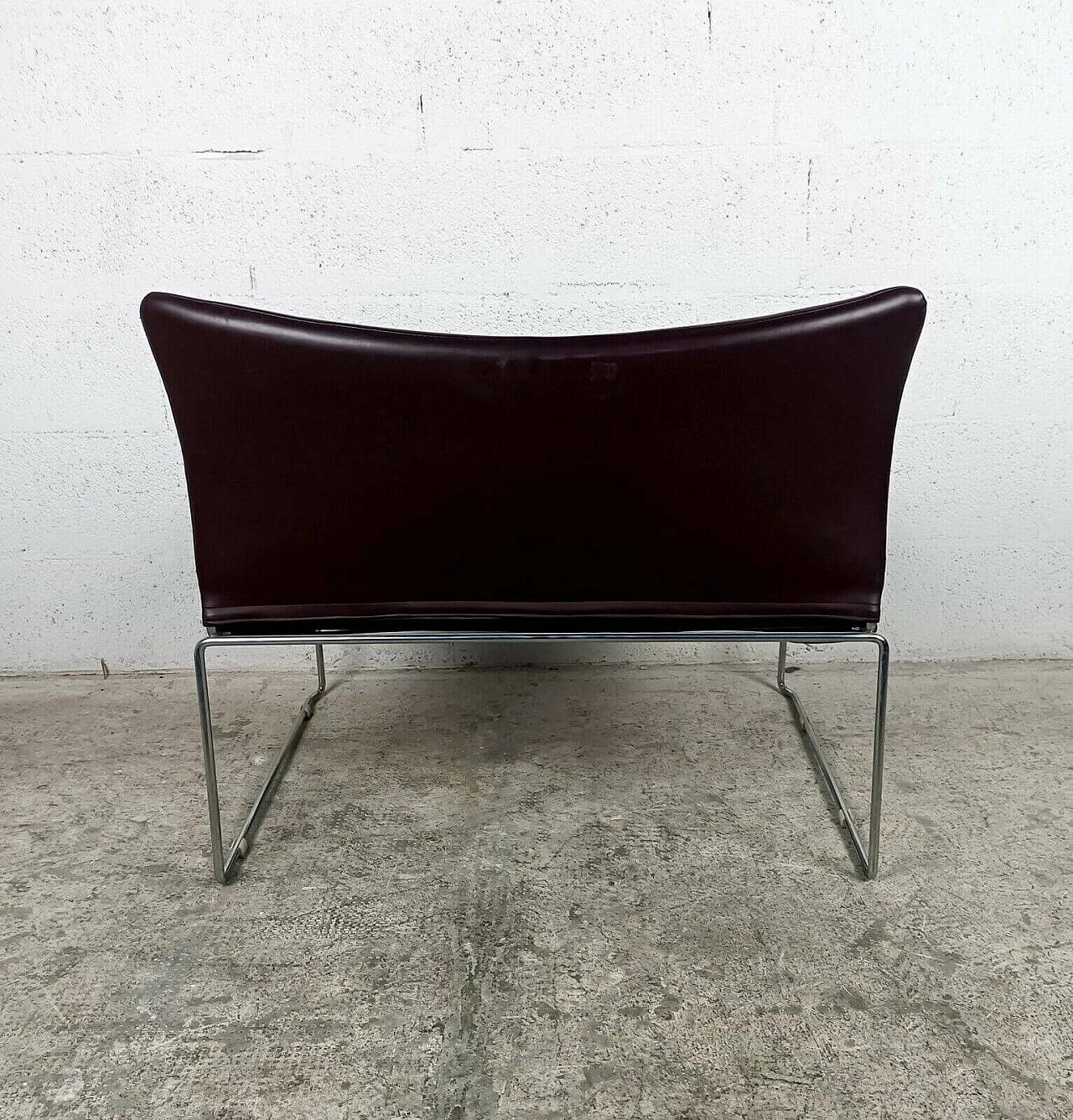 Saghi faux leather chair by Kazuhide Takahama for Simon, 1970s 1370815