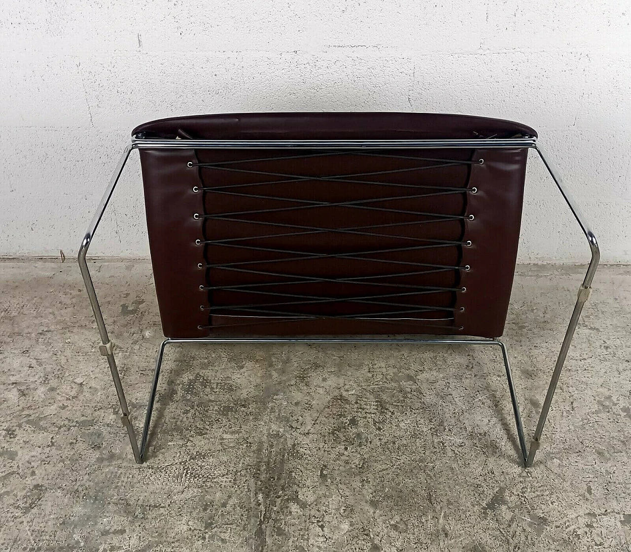 Saghi faux leather chair by Kazuhide Takahama for Simon, 1970s 1370818