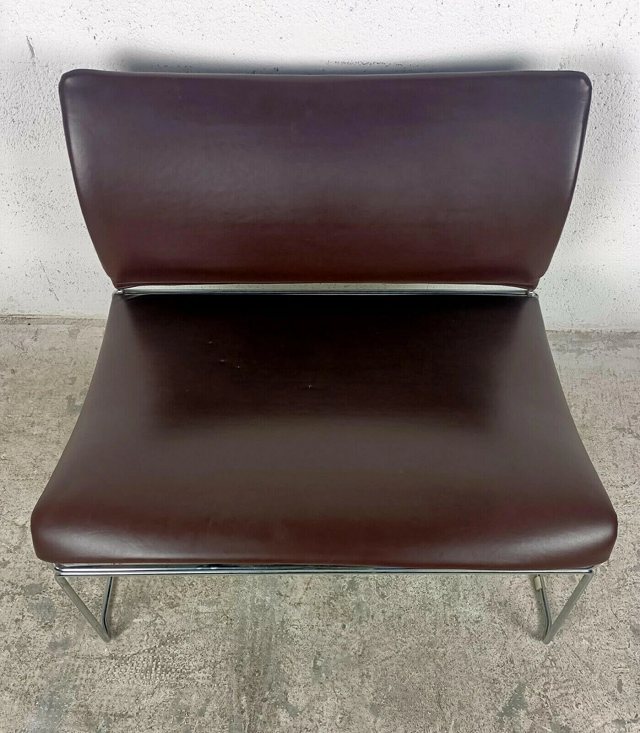 Saghi faux leather chair by Kazuhide Takahama for Simon, 1970s 1370821