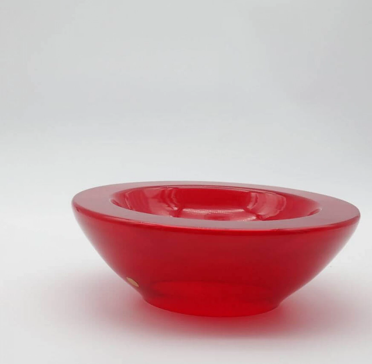 Red Murano glass bowl, 1970s 1370867