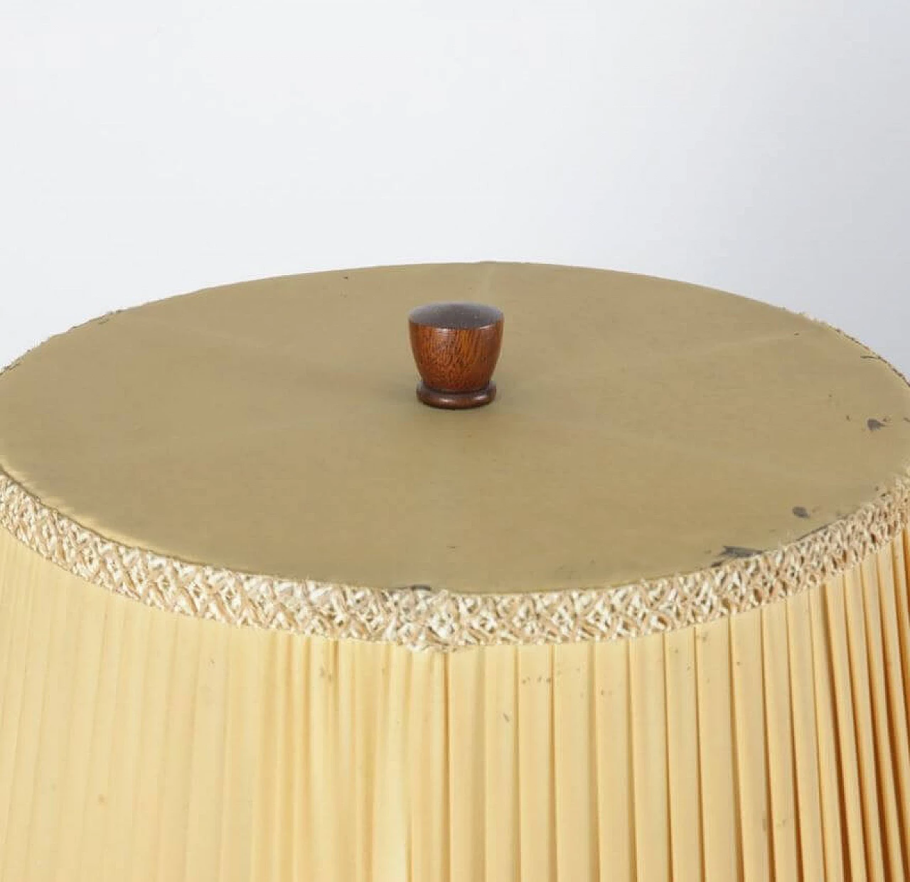 Floor lamp with fabric shade, 1940s 1370889