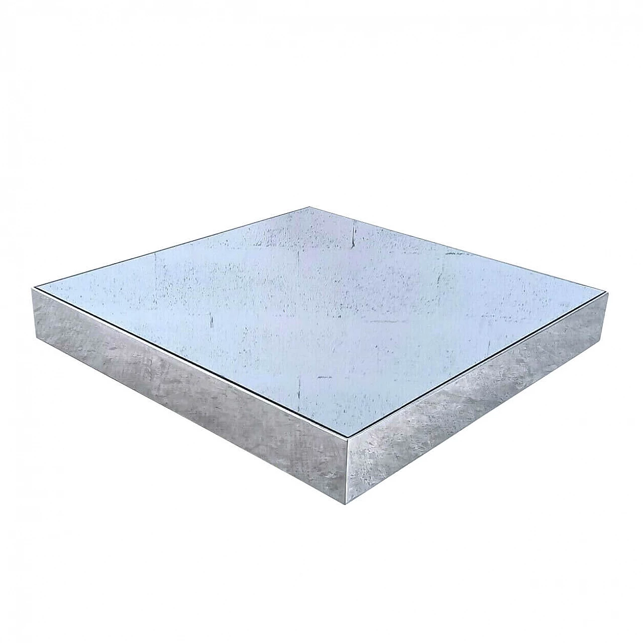 Tavolino quadrato a specchio di Giovanni Ausenda per Nyform, anni '70 1371085