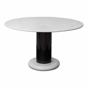 Lotorosso round table by Ettore Sottsass for Poltronova, 1960s