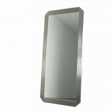 Large mirror with metal frame, 1970s