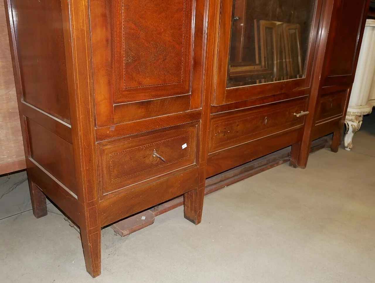 Mahogany three doors closet, early '900 1371381