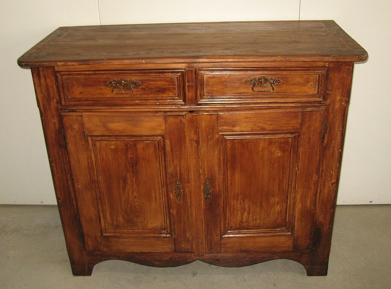 Solid pine sideboard, end of XIX century 1371502