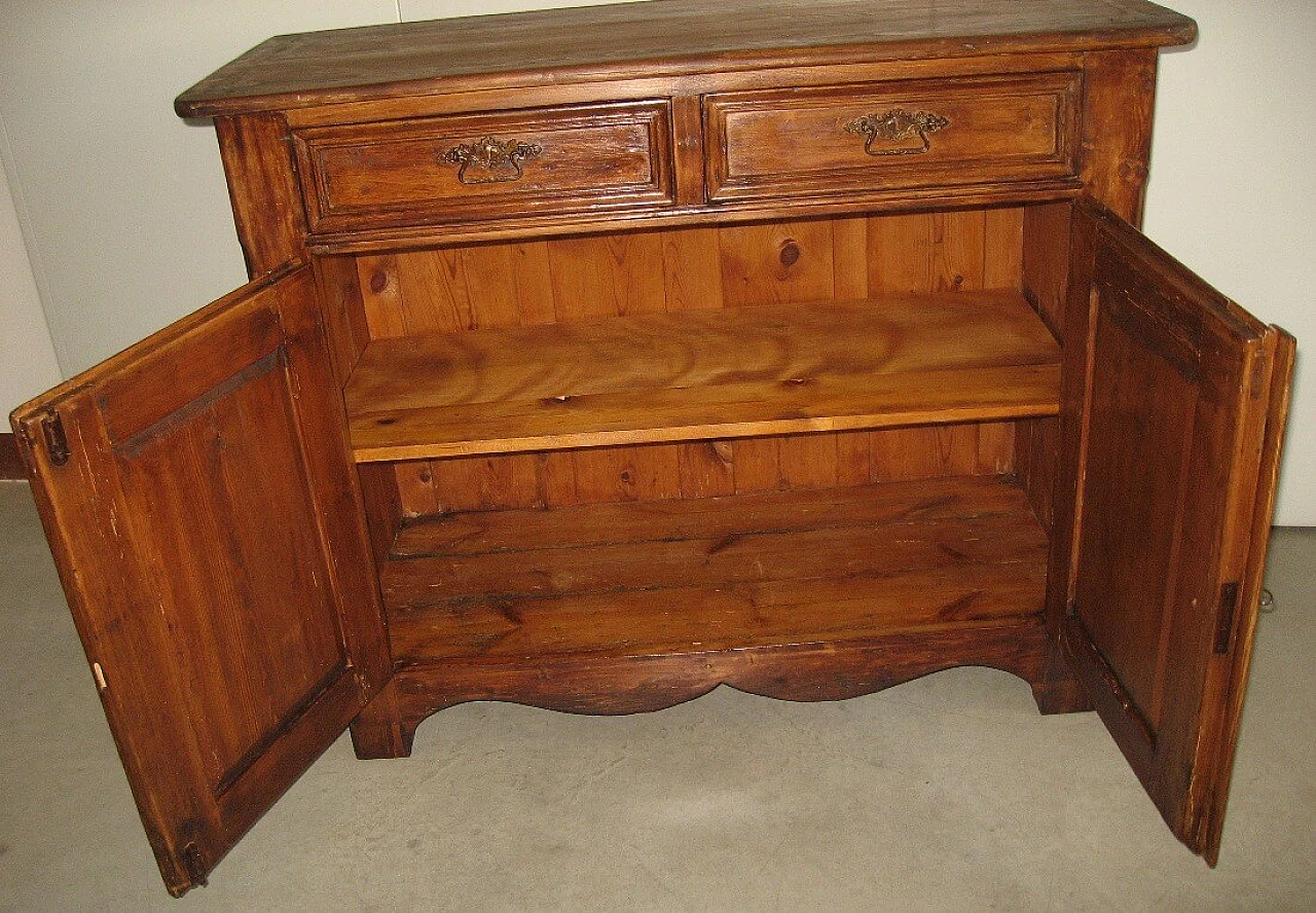 Solid pine sideboard, end of XIX century 1371504
