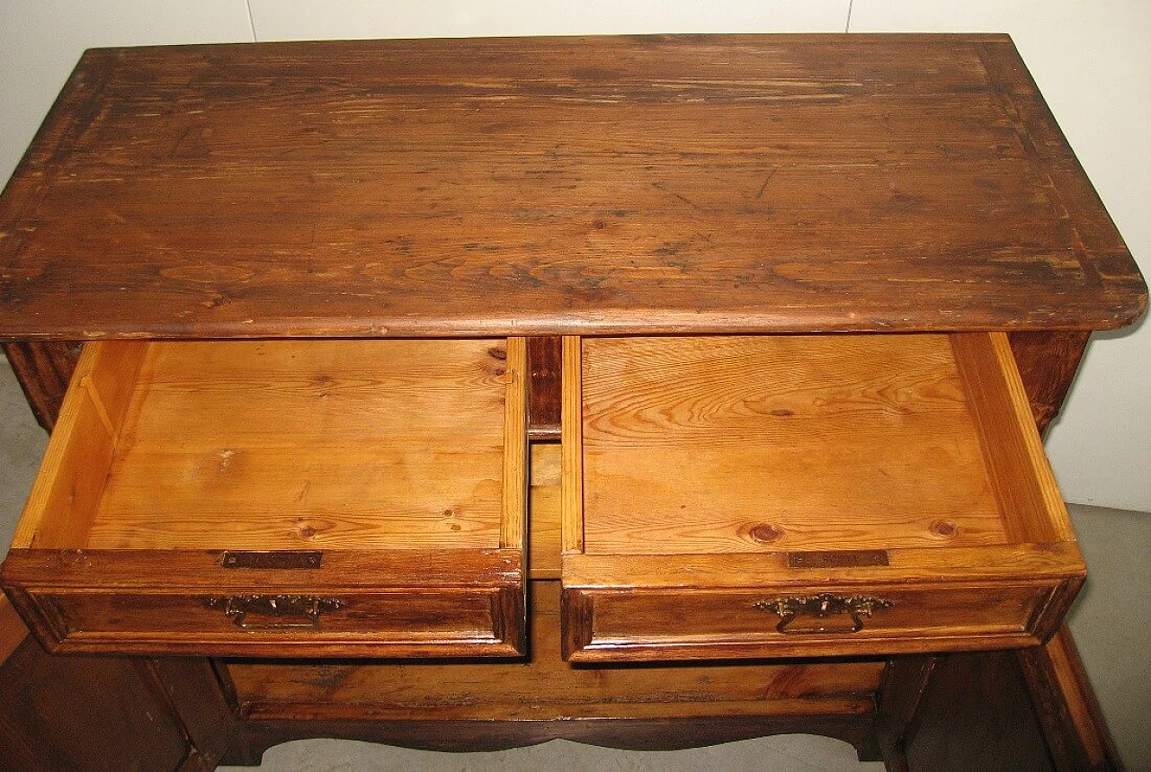 Solid pine sideboard, end of XIX century 1371505