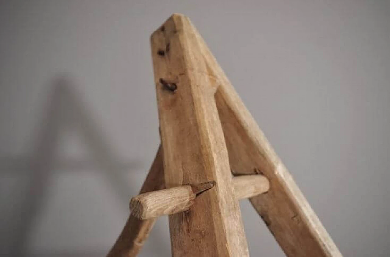 Spruce and beech wood staircase, 20th century 1371770