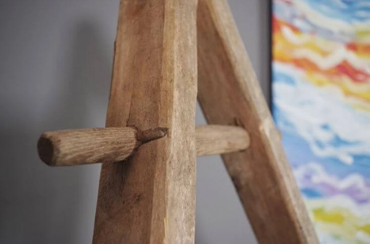 Spruce and beech wood staircase, 20th century 1371773