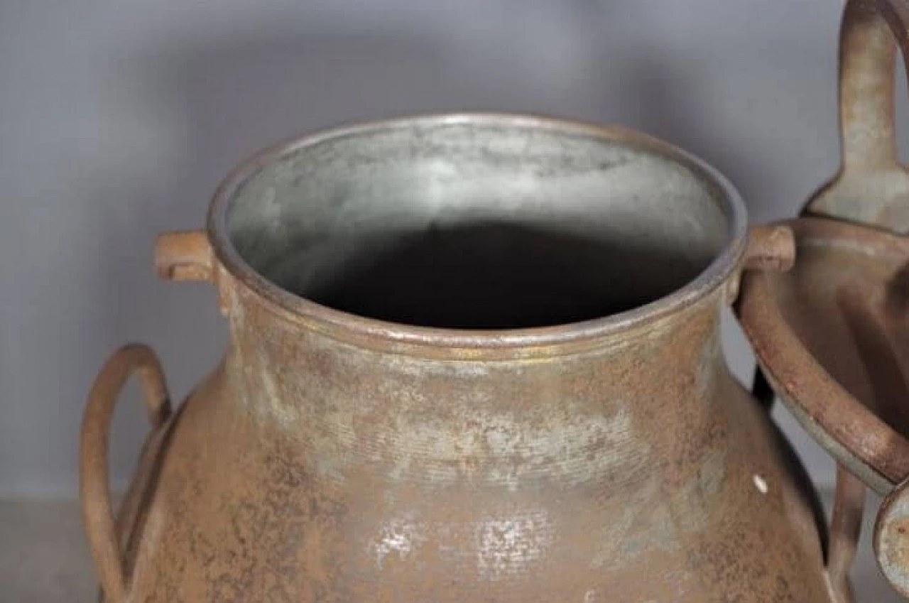 Contenitore per latte in ferro di Sansone, anni '50 1371799