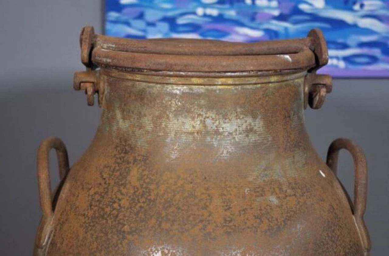 Contenitore per latte in ferro di Sansone, anni '50 1371800