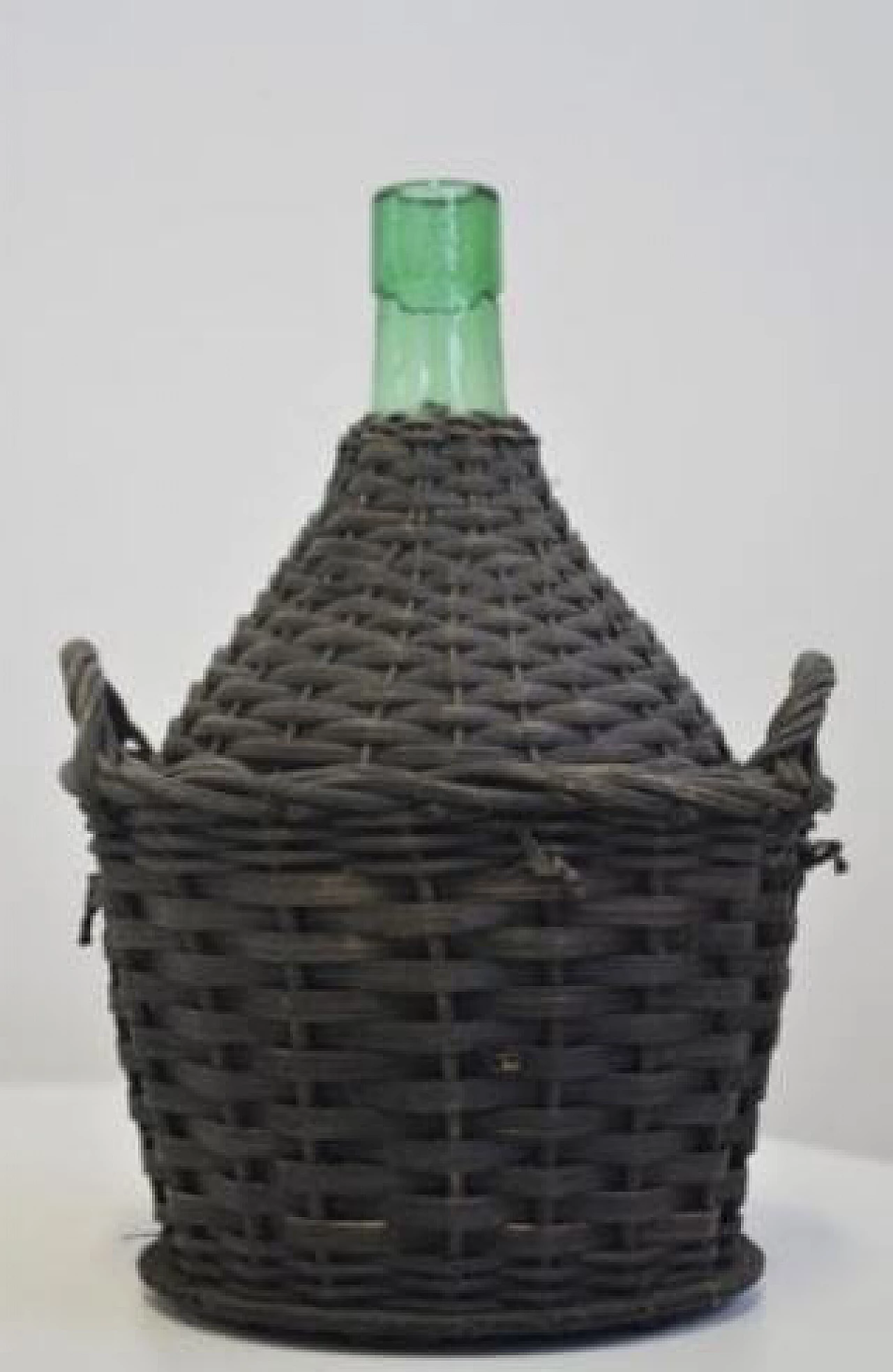 Group of 4 green glass decanters, 1950s 1371817