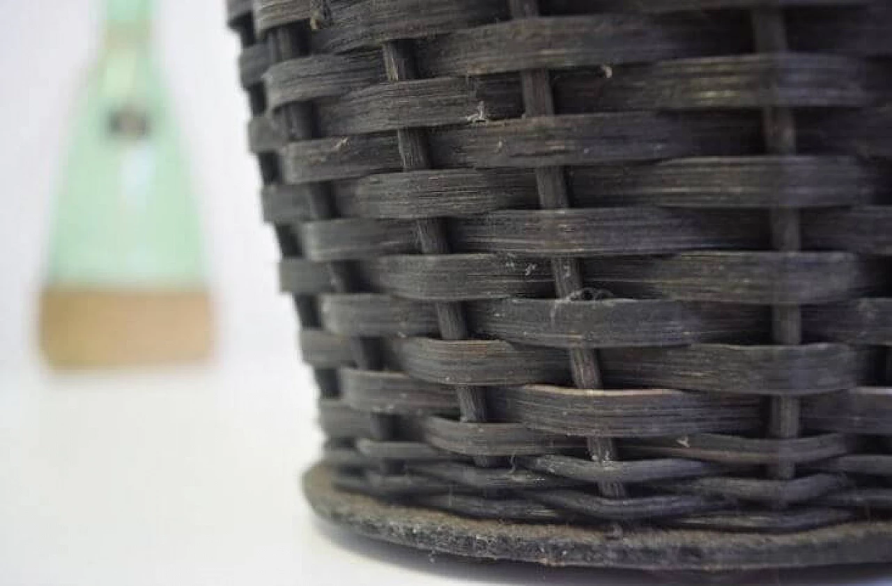 Group of 4 green glass decanters, 1950s 1371823