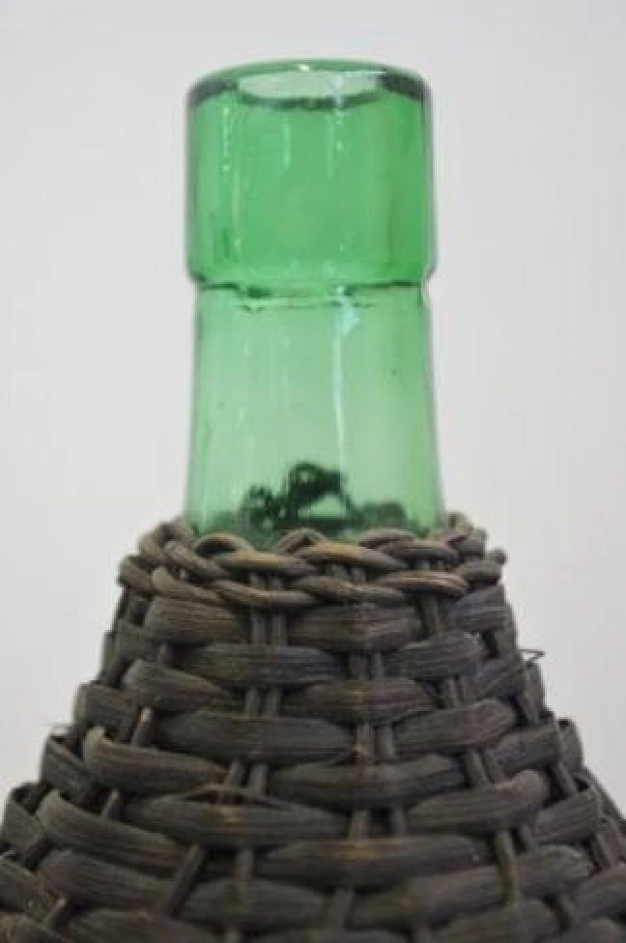 Group of 4 green glass decanters, 1950s 1371824