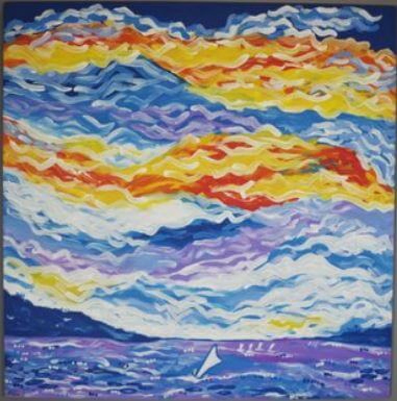 Abstract painting, oil on canvas, 00s 1371924