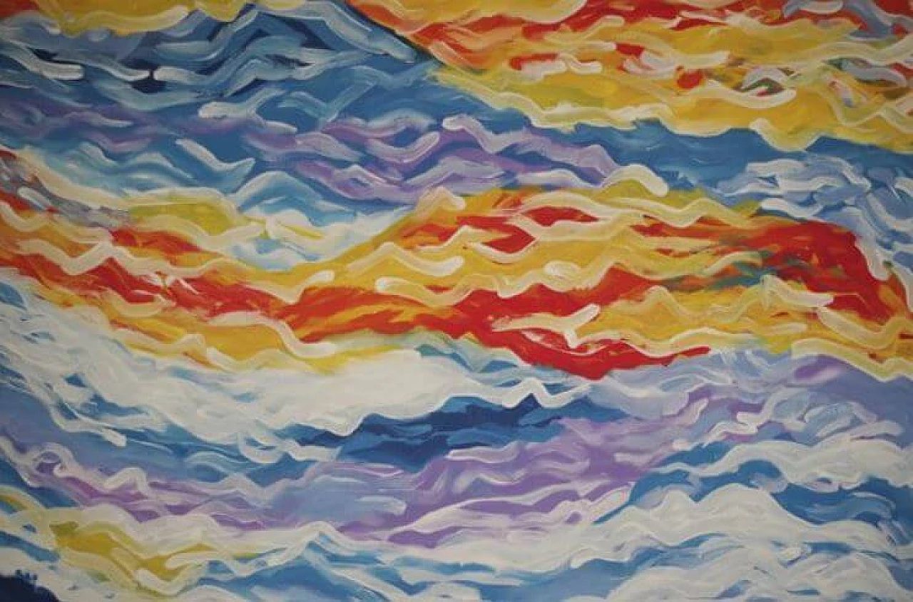 Abstract painting, oil on canvas, 00s 1371926