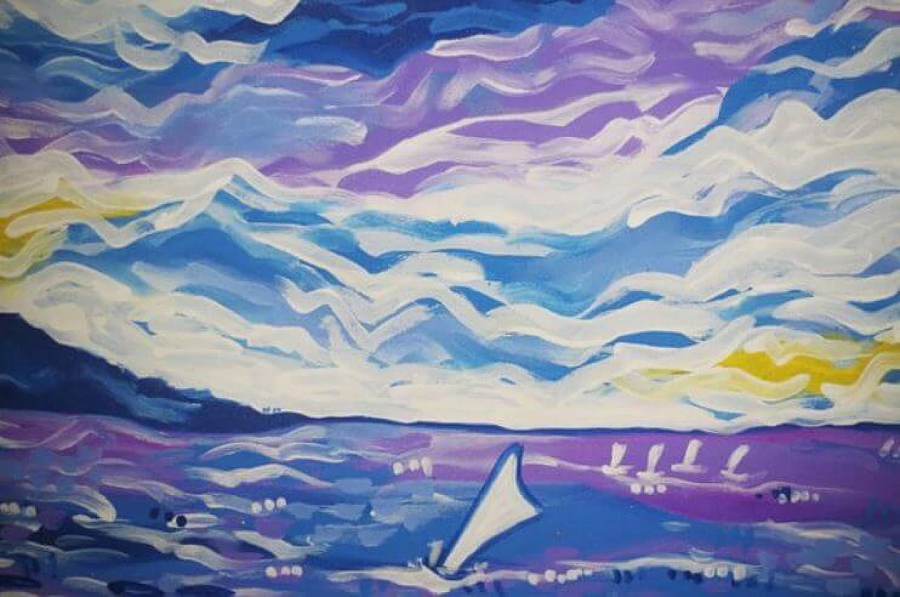 Abstract painting, oil on canvas, 00s 1371927