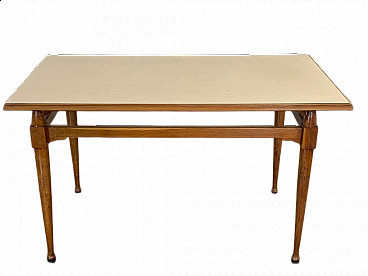 Tavolo in rovere con piano in laminato, anni '50