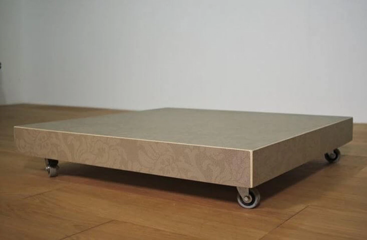 Tavolino da caffè basso in ceramica e vetro, 2010 1372033